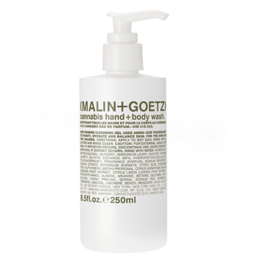 Malin+Goetz Cannabis Hand + Body Gel Cleanser — White